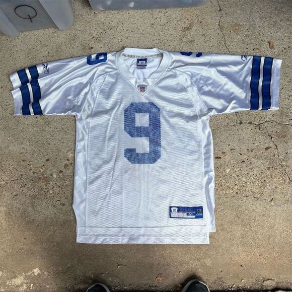 Reebok Dallas Cowboys Tony Romo #9 Jersey Men's Size M White NFL - Picture 1 of 6